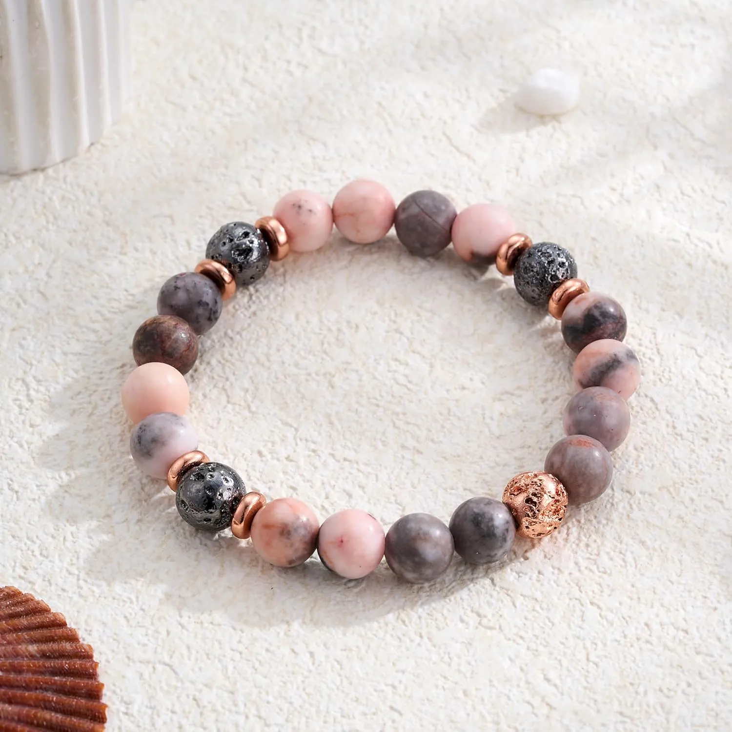 30th 40th 50th 60th 65th 70th 75th 80th Birthday Gifts for Women Bracelets 50 60 65 70 Year Old Natural Stones Happy Birthday Bracelets for Women