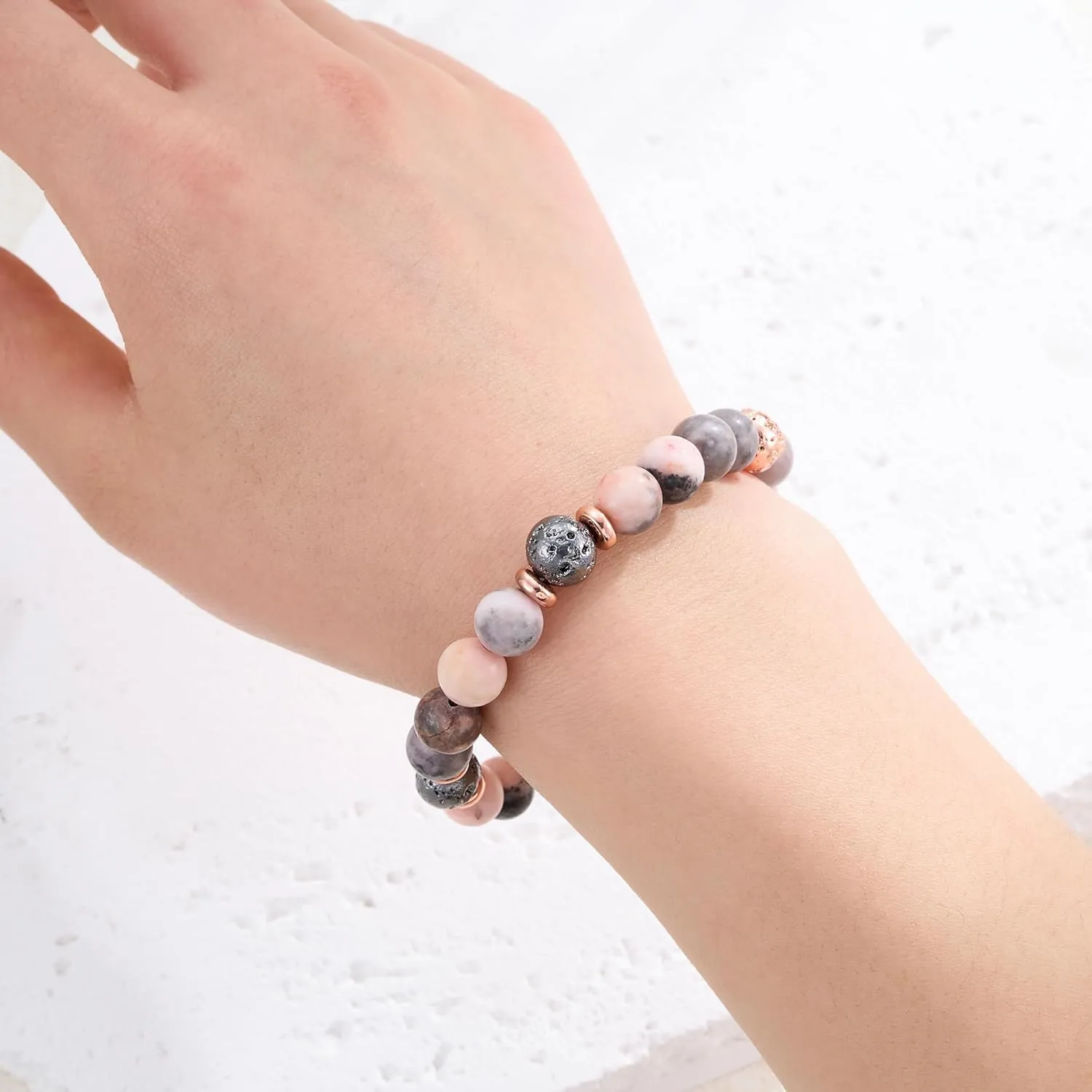 30th 40th 50th 60th 65th 70th 75th 80th Birthday Gifts for Women Bracelets 50 60 65 70 Year Old Natural Stones Happy Birthday Bracelets for Women