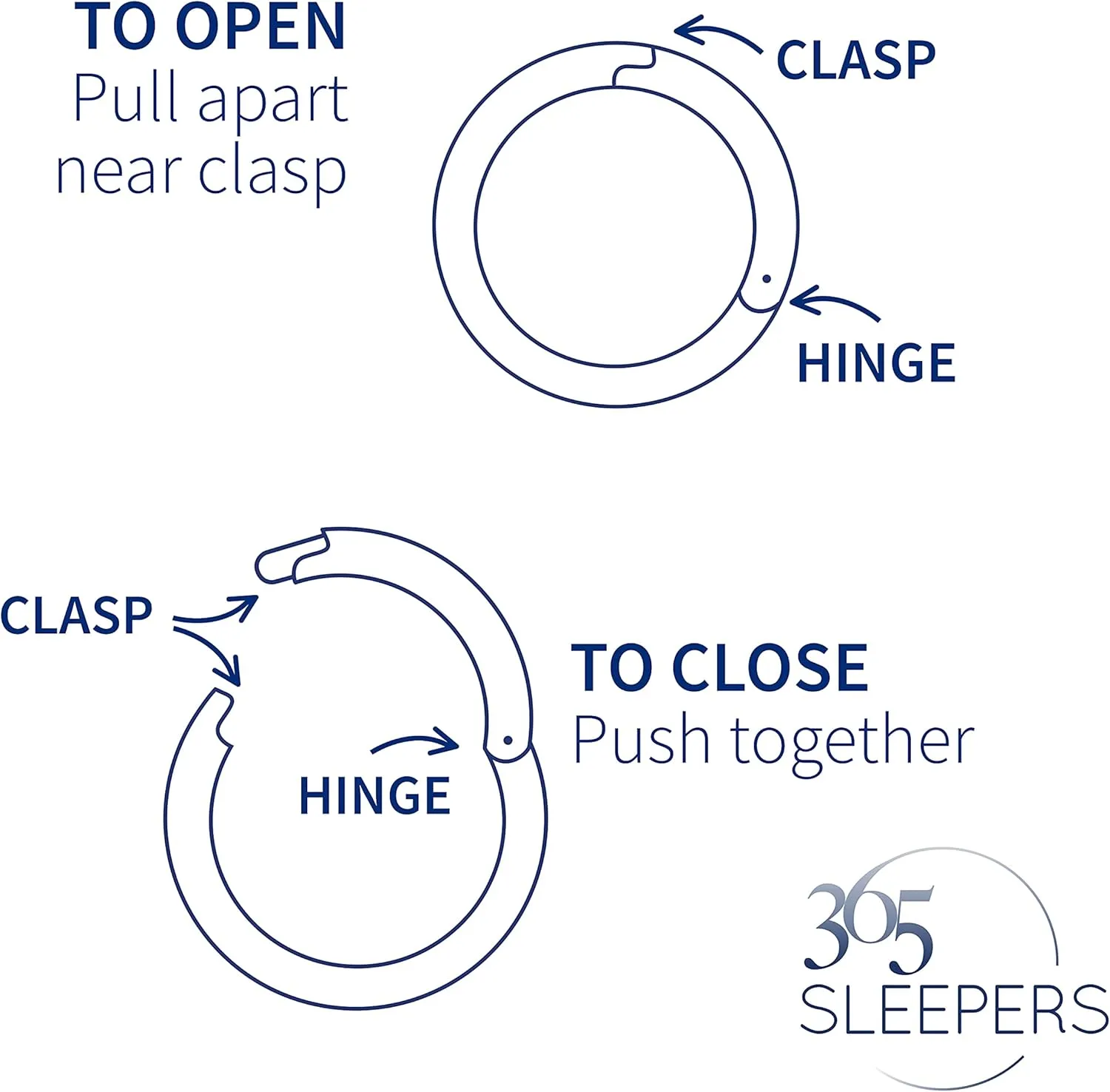 365 Sleepers Titanium Implant Grade 18G Gem BCR Ball Closure Septum Jewelry Hinged Segment Ring Body Piercing Hoop Lip Rings Helix Cartilage Rook Sleeper Earrings 6mm  10mm