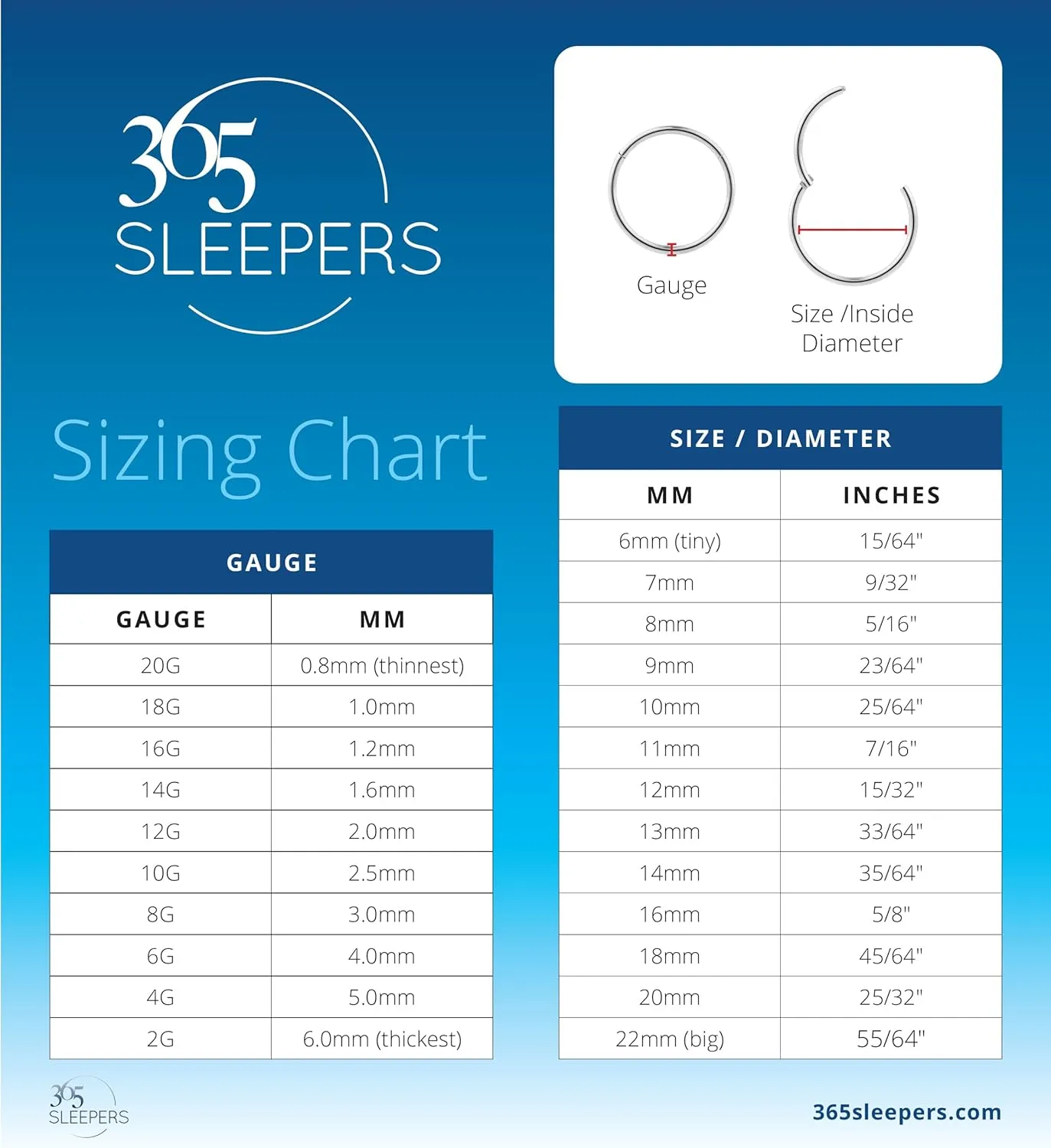 365 Sleepers Titanium Implant Grade 18G Gem BCR Ball Closure Septum Jewelry Hinged Segment Ring Body Piercing Hoop Lip Rings Helix Cartilage Rook Sleeper Earrings 6mm  10mm