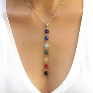 7 Chakra Gem Necklace