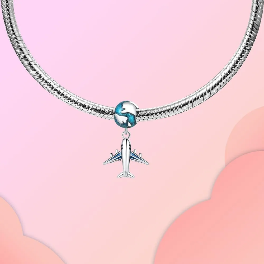 925 Sterling Silver Charms fits Bracelets and Necklace Pendant Bead Charms Jewelry Gift for Women Family Friends