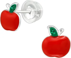 925 Sterling Silver Children's Fruit Stud Earrings
