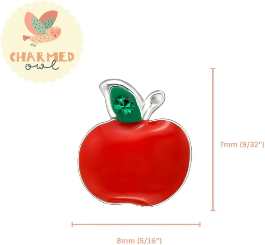 925 Sterling Silver Children's Fruit Stud Earrings