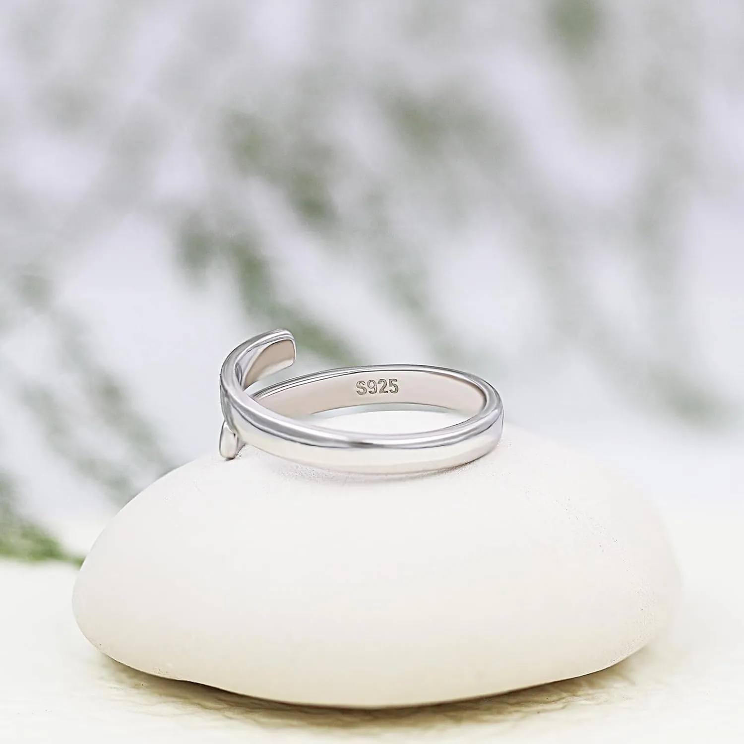 925 Sterling Silver Inspirational Rings for Women Hope Rings Encouragement Jewelry