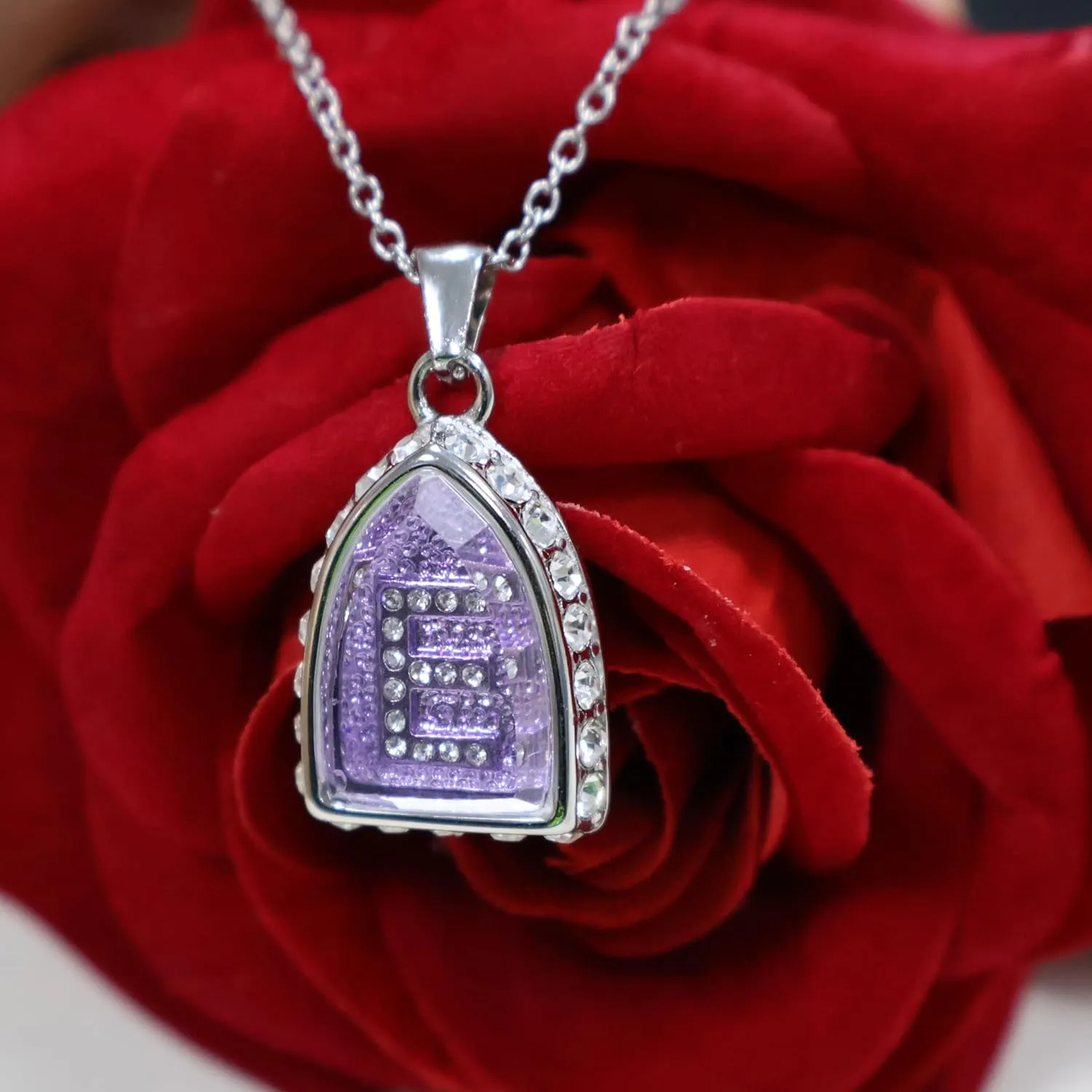 Ahiller Initial Necklace,18 3''Crystal Diamond Letter Pendant Name Alphabet Jewelry for Women