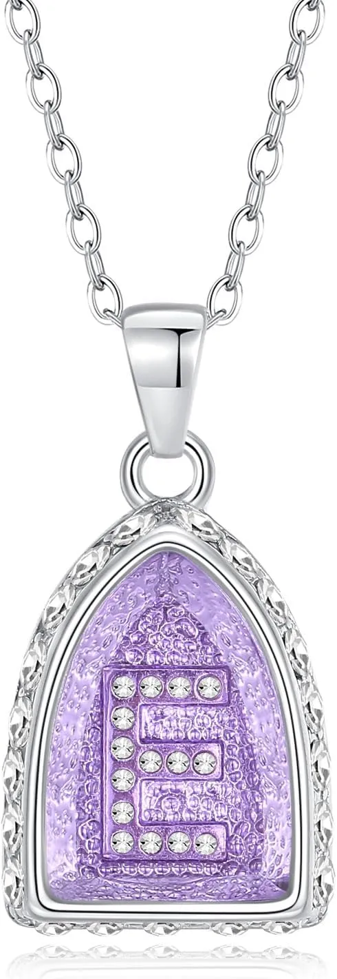 Ahiller Initial Necklace,18 3''Crystal Diamond Letter Pendant Name Alphabet Jewelry for Women