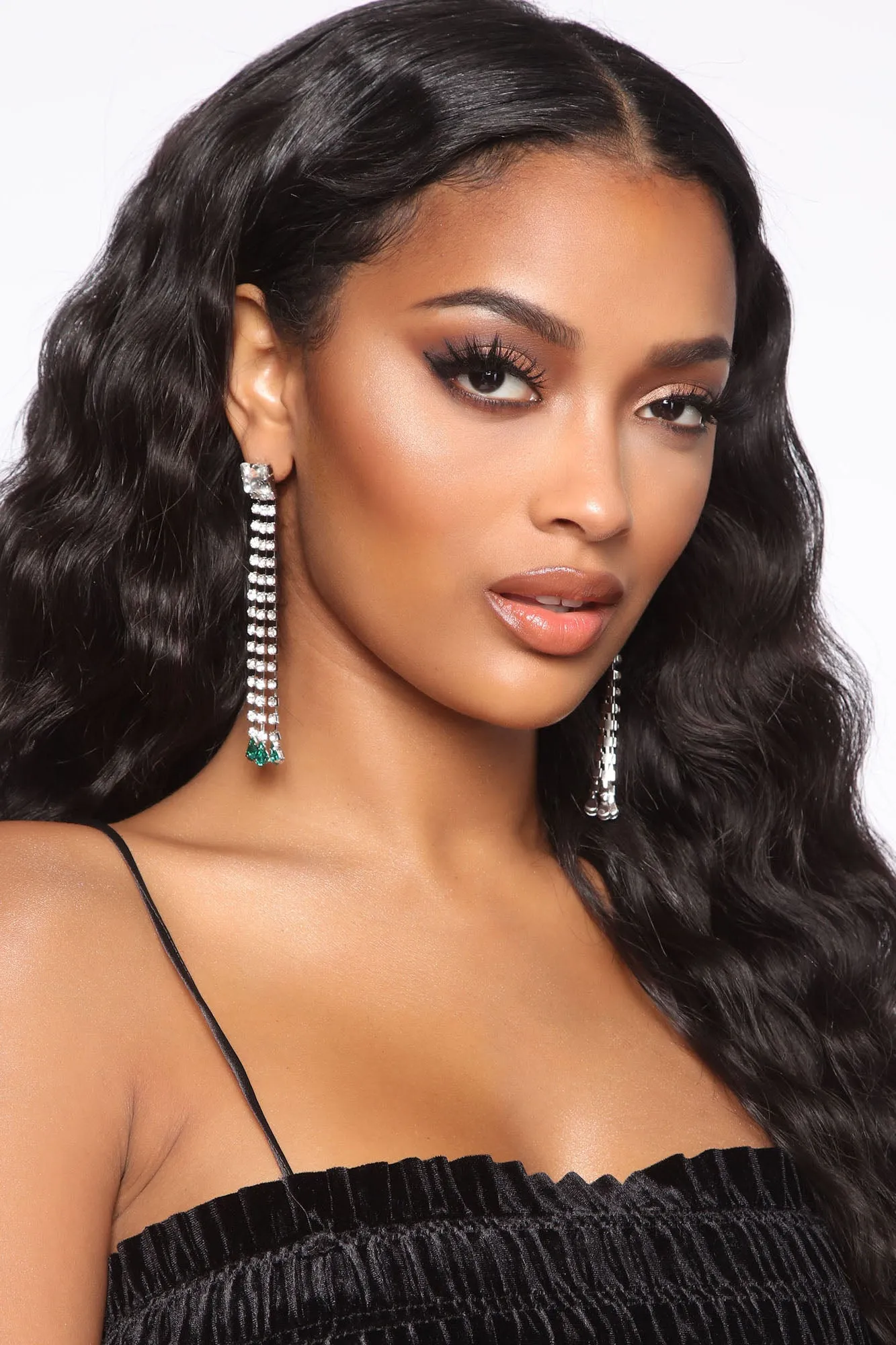 Always Extra Earrings - Silver/Green