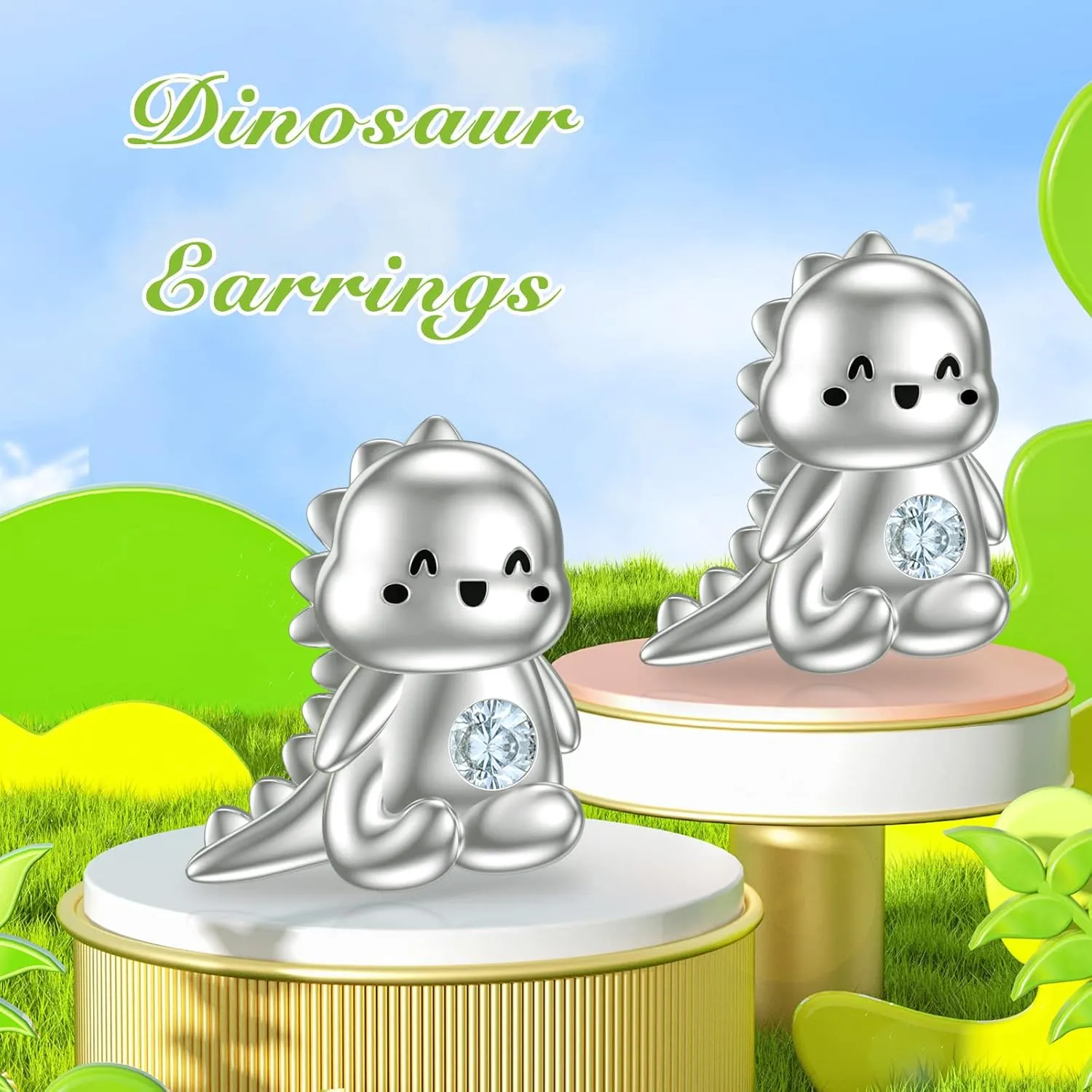 Animal Stud Earrings 925 Sterling Silver Hypoallergenic Cute Animal Earrings Gifts Jewelry for Women