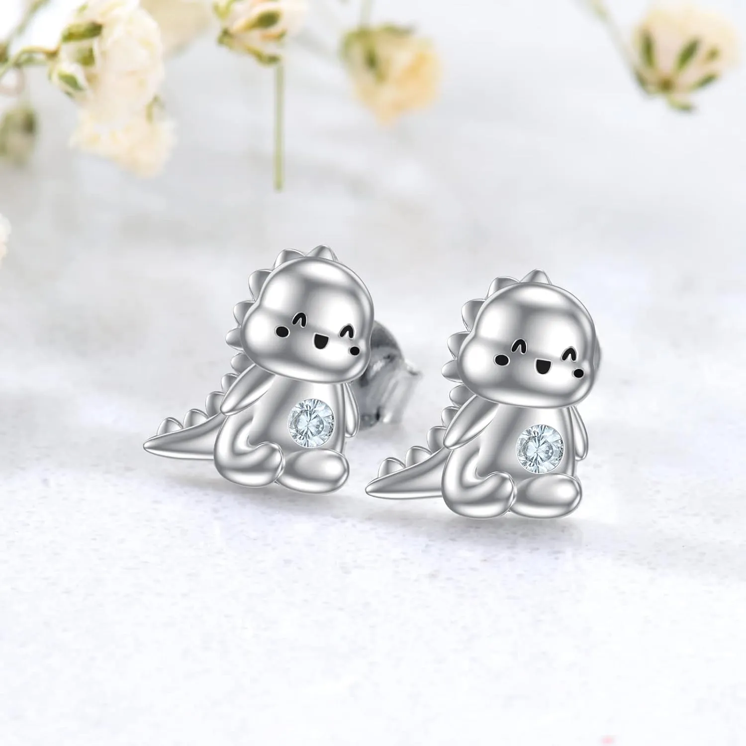 Animal Stud Earrings 925 Sterling Silver Hypoallergenic Cute Animal Earrings Gifts Jewelry for Women