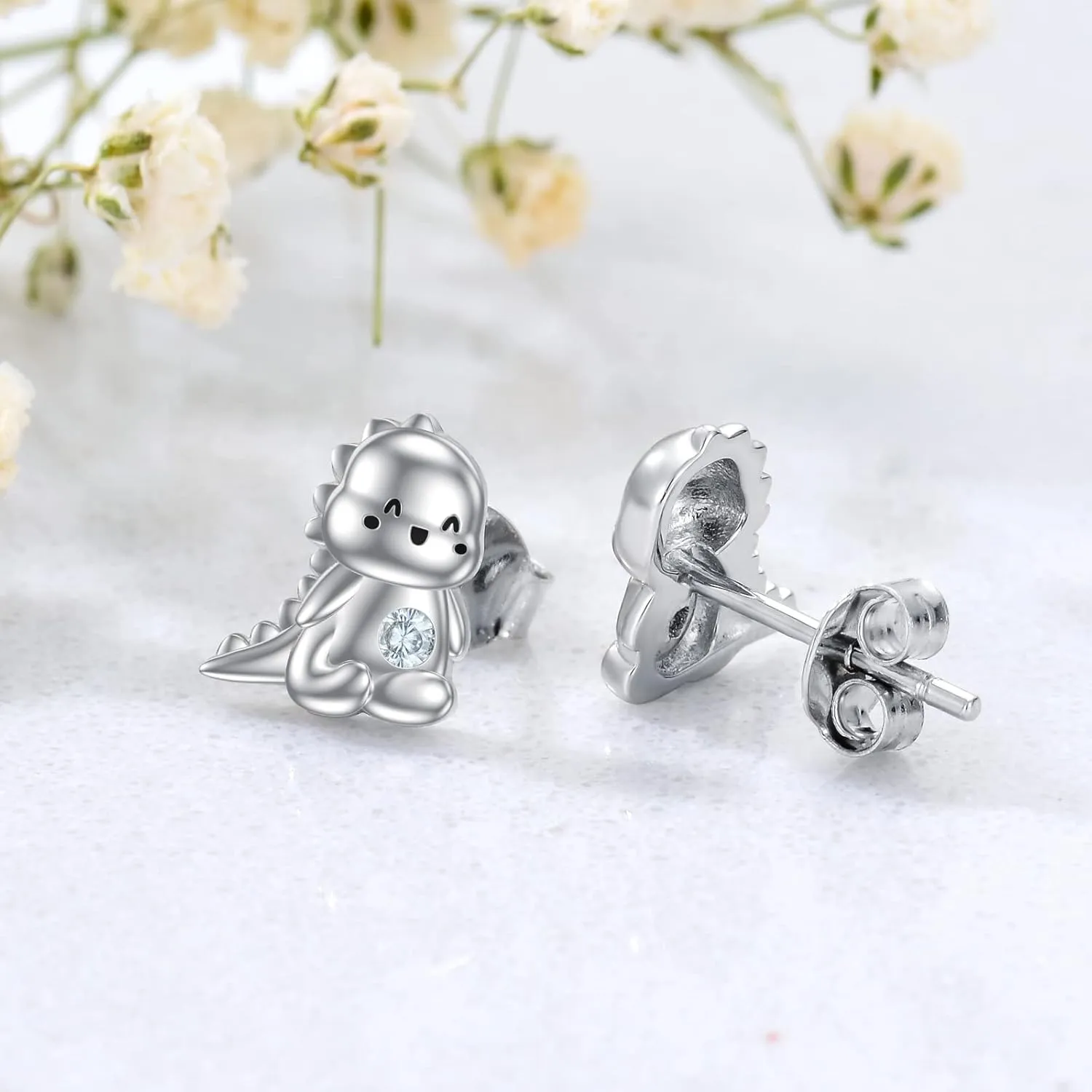 Animal Stud Earrings 925 Sterling Silver Hypoallergenic Cute Animal Earrings Gifts Jewelry for Women