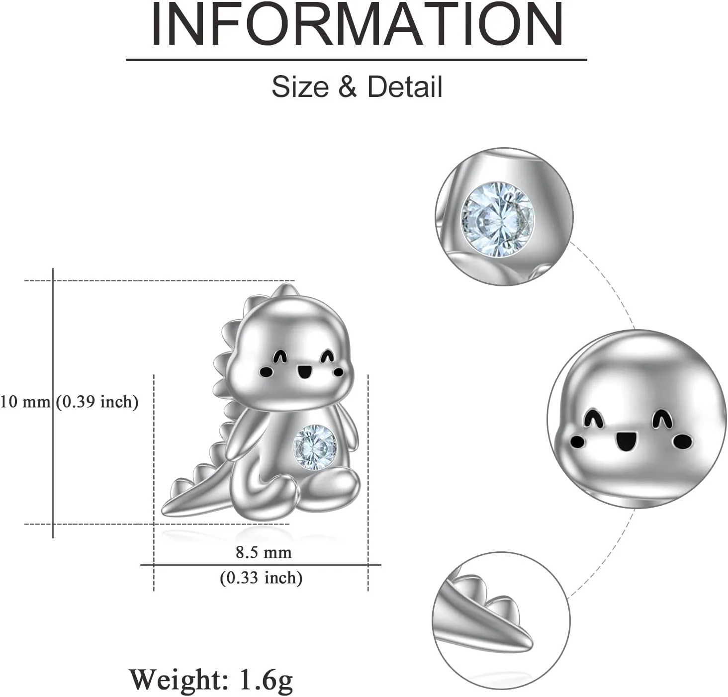 Animal Stud Earrings 925 Sterling Silver Hypoallergenic Cute Animal Earrings Gifts Jewelry for Women