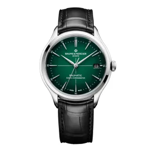 Baume & Mercier Clifton 10592 40mm Green Automatic Men's Watch