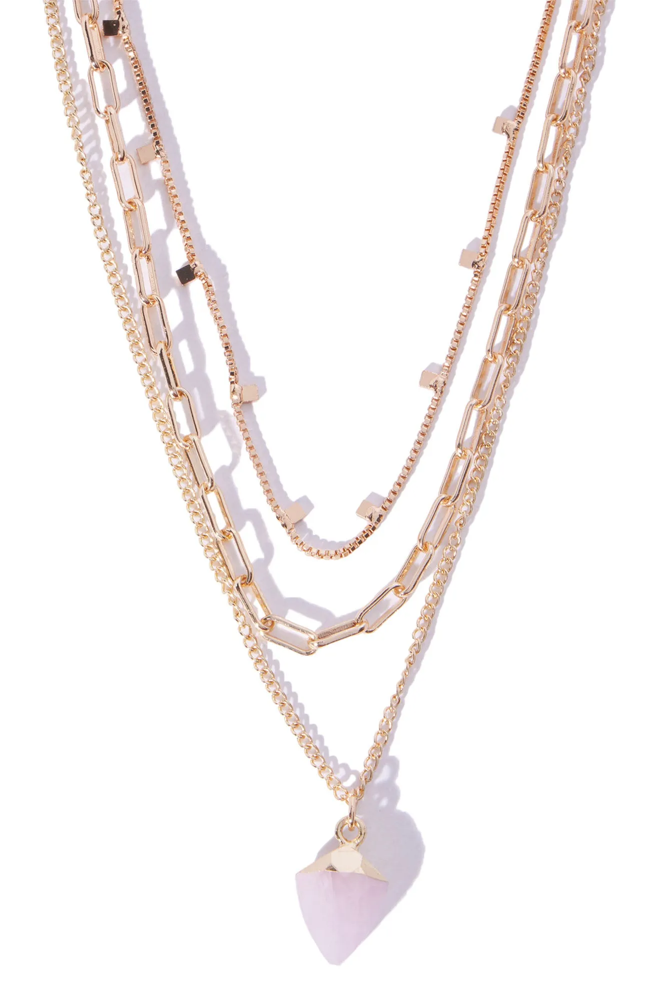 Best Quartz Necklace - Gold
