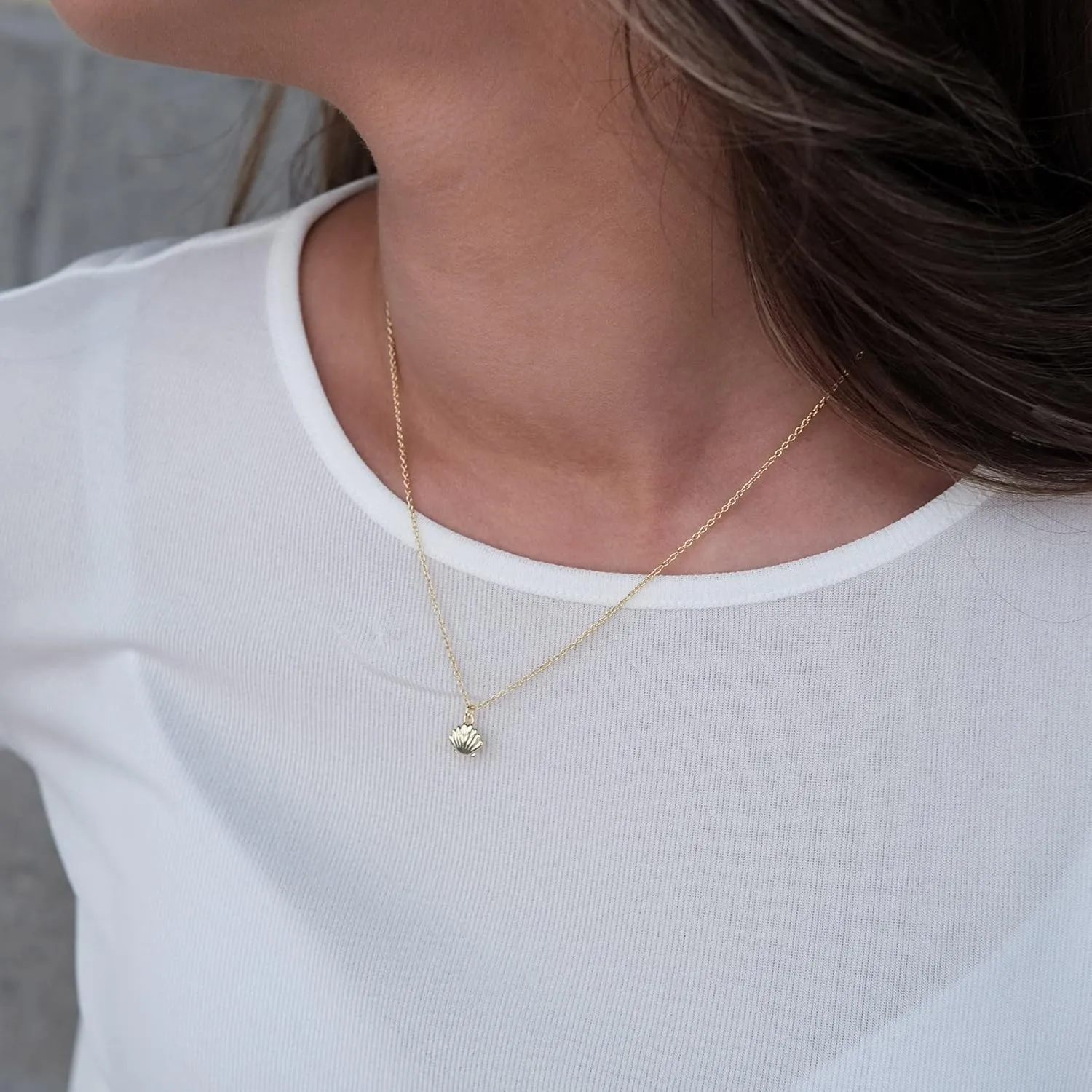 BLOSSOM & HUE 18K Gold Plated Delicate Charm Gold Necklaces | Tiny Pendant Layering Chain | Dainty Gift For Her Minimalist Jewelry