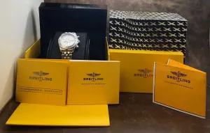 Breitling Chronomat Evolution A13356 White Dial Automatic Men's Watch