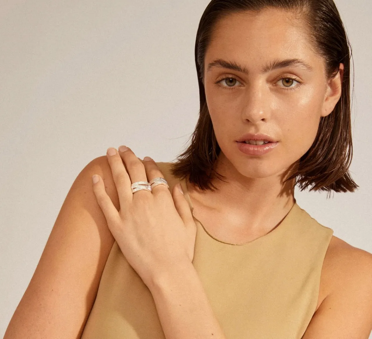 CARE RECYCLED SILVER PLATED RING