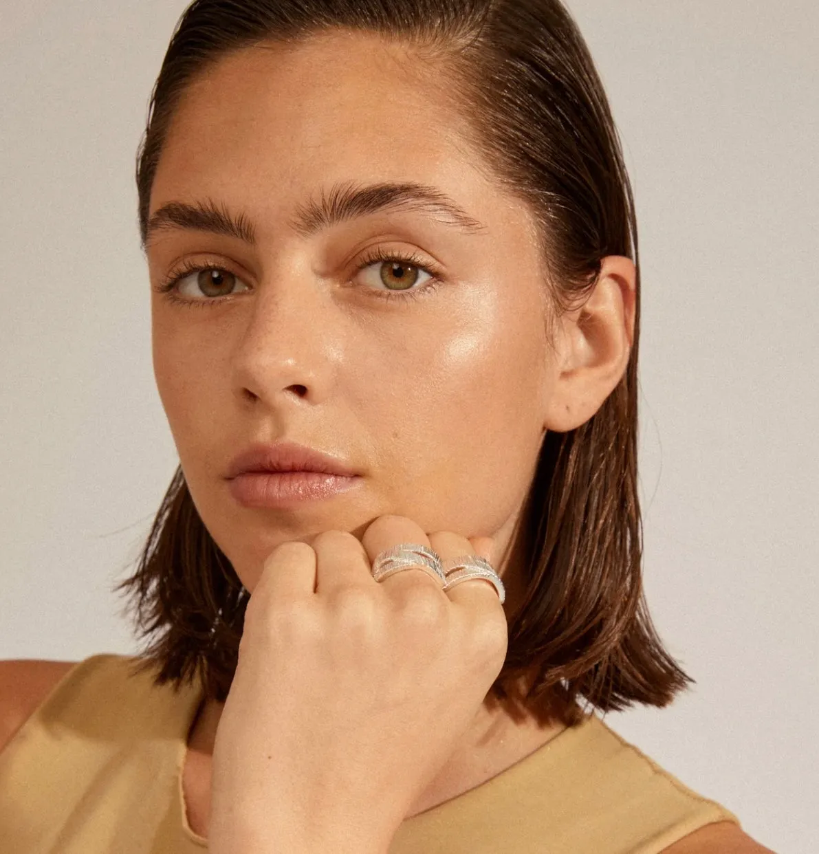 CARE RECYCLED SILVER PLATED RING
