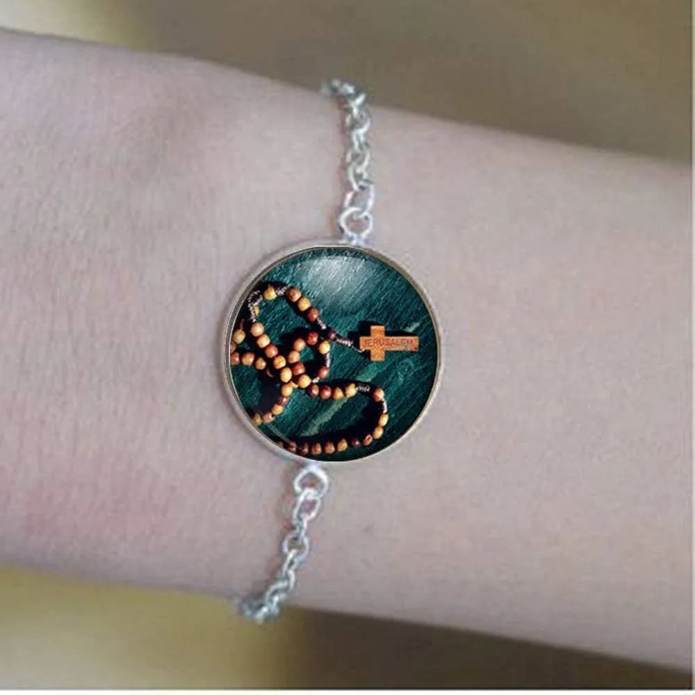 Cross Bracelets Prayer Beads Cross Gift Christian Gift Healing Gift Spiritual Jewelry Catholic Jewelry