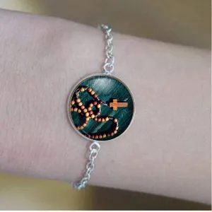 Cross Bracelets Prayer Beads Cross Gift Christian Gift Healing Gift Spiritual Jewelry Catholic Jewelry