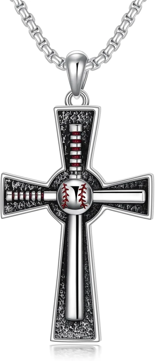 Cross Necklace for Men Women S925 Sterling Silver Hummingbird Cross Pendant/Celtic Knot Cross Pendant/4 Way Medal Necklaces Religion Jewelry for Birthday Anniversary Day Christmas