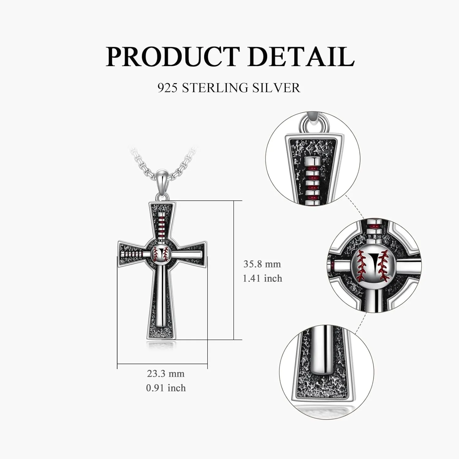 Cross Necklace for Men Women S925 Sterling Silver Hummingbird Cross Pendant/Celtic Knot Cross Pendant/4 Way Medal Necklaces Religion Jewelry for Birthday Anniversary Day Christmas