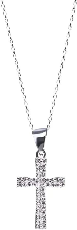 Cross Necklace for Women, 925 Sterling silver Chain Necklace Dainty Layered Silver Cross Pendant Necklace Simple Cute Necklaces for Women Silver Jewelry for Women