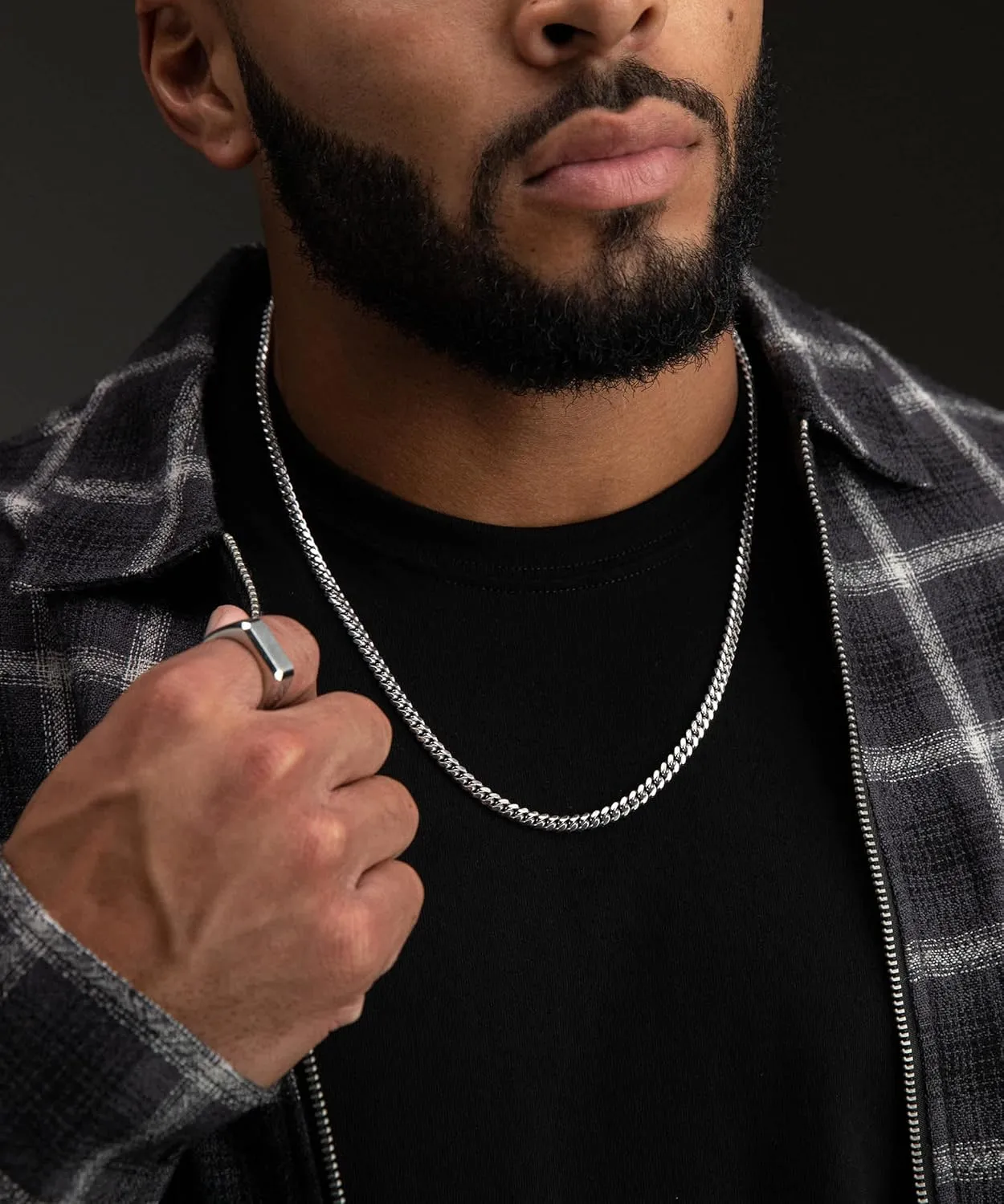    Cuban Link    Boys Stainless Steel Necklaces Valentine's Day Birthday Christmas GIfts for Boyfriend Son Husband Grandson Dad 6MM 10MM Width 18 22 26 Inches Chain Jewelry