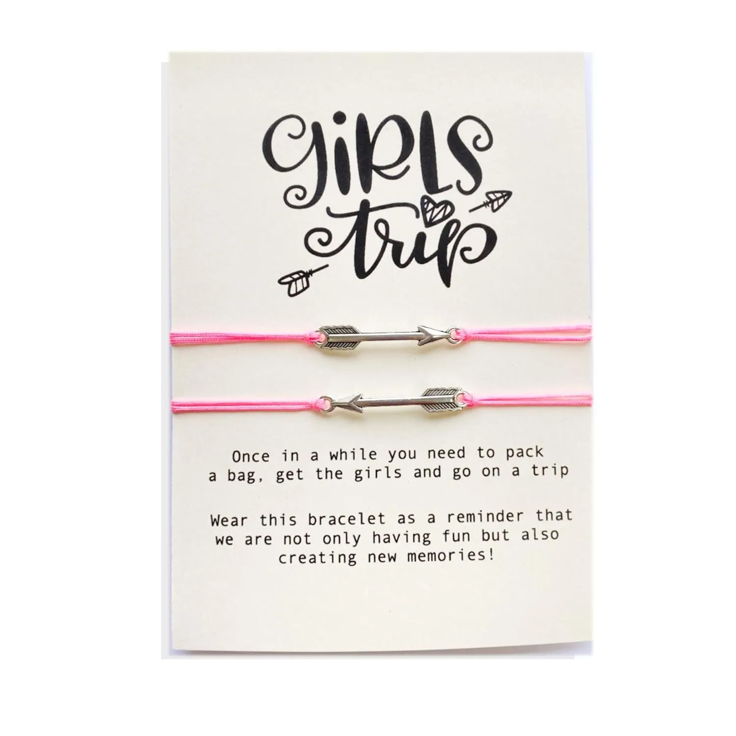 Girls Weekend, Girls Trip, Girls Get away Girls Trip Gift Girls Trip Bracelet Custom Girls Weekend Wish Bracelet Girls Road Trip Girls Weekend Gift Getaway Weekend Girls Getaway Gift