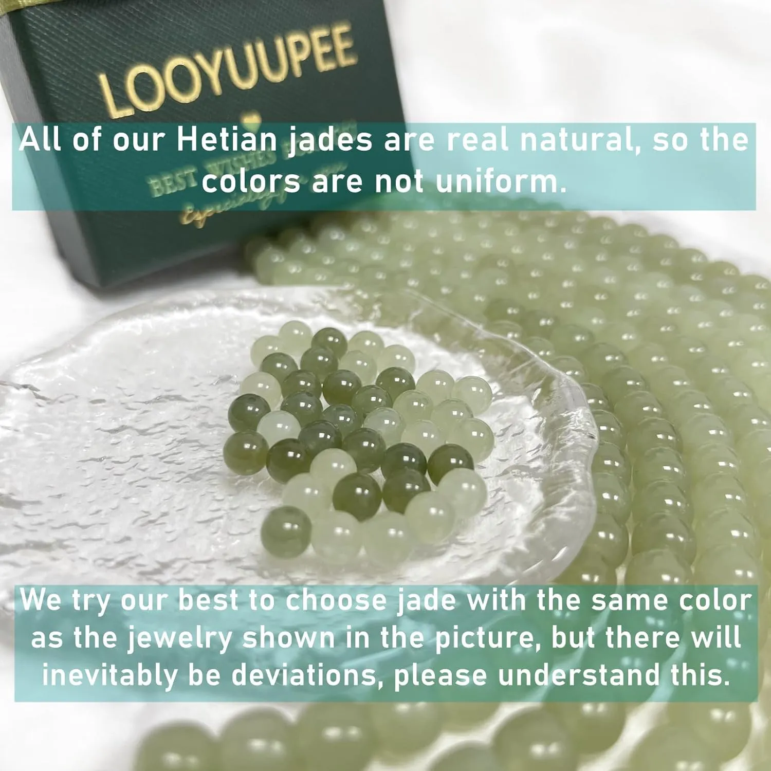 Green Natural Hetian Jade Necklace, Cat Shape Jade Pendant for Women, Atmosphere Jade Necklace Jewelry Gifts for Girls Women (925 Sterling Silver with Gold Plated)