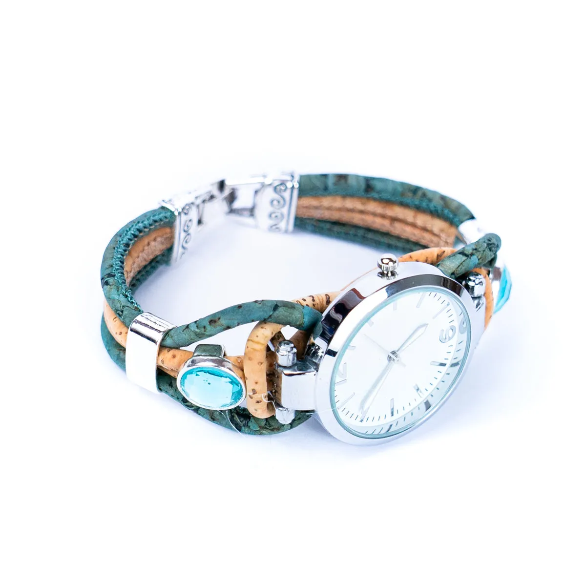 handmade cork watch WA-294