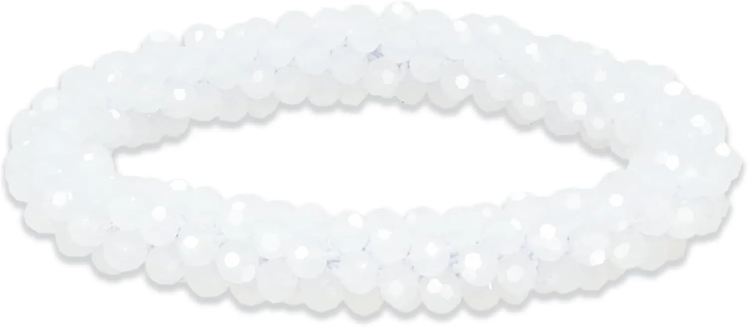 Handmade Stretchy Beaded Bracelet Sparkling Artificial Crystal Statement Jewelry Boho Accessories Stackable For Women Men Festival Daily Wear