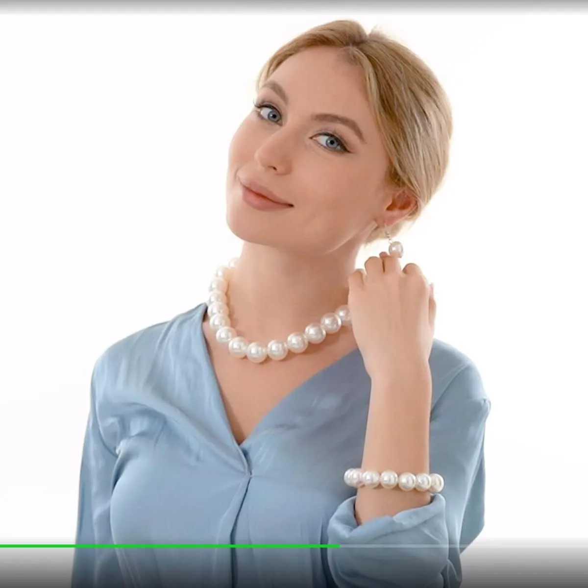 Imitation Pearl Necklace for Women Pearl Choker Necklace and Earrings Set Bridal Wedding Jewelry Chunky Beaded Necklaces for women