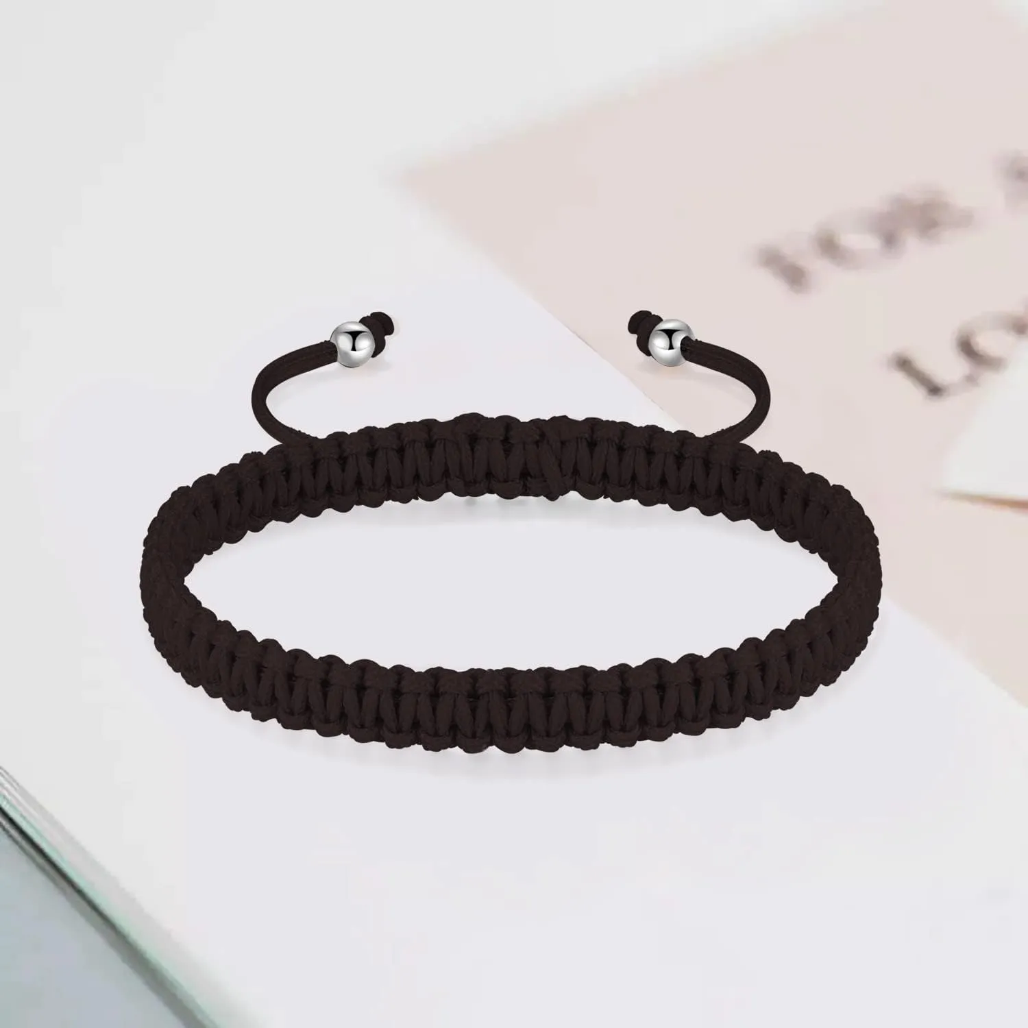 JENDEAR SHINE Braided Rope Bracelet Ladies Men, Birthday Friendship Couple Gifts Handmade Jewelry