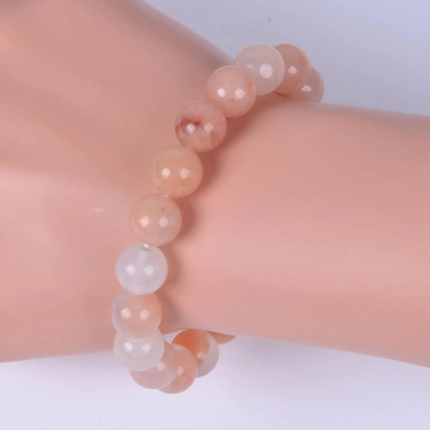 Justinstones Gemstone Crystals Chakra Beads Bracelet Crystal Healing 10mm Round Stretchable Bracelet for Her Gift