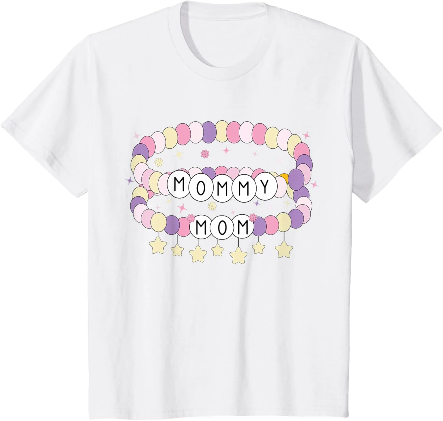 Kids Friendship Bracelets Happy Mother's Day Mommy Mom Girls T-Shirt