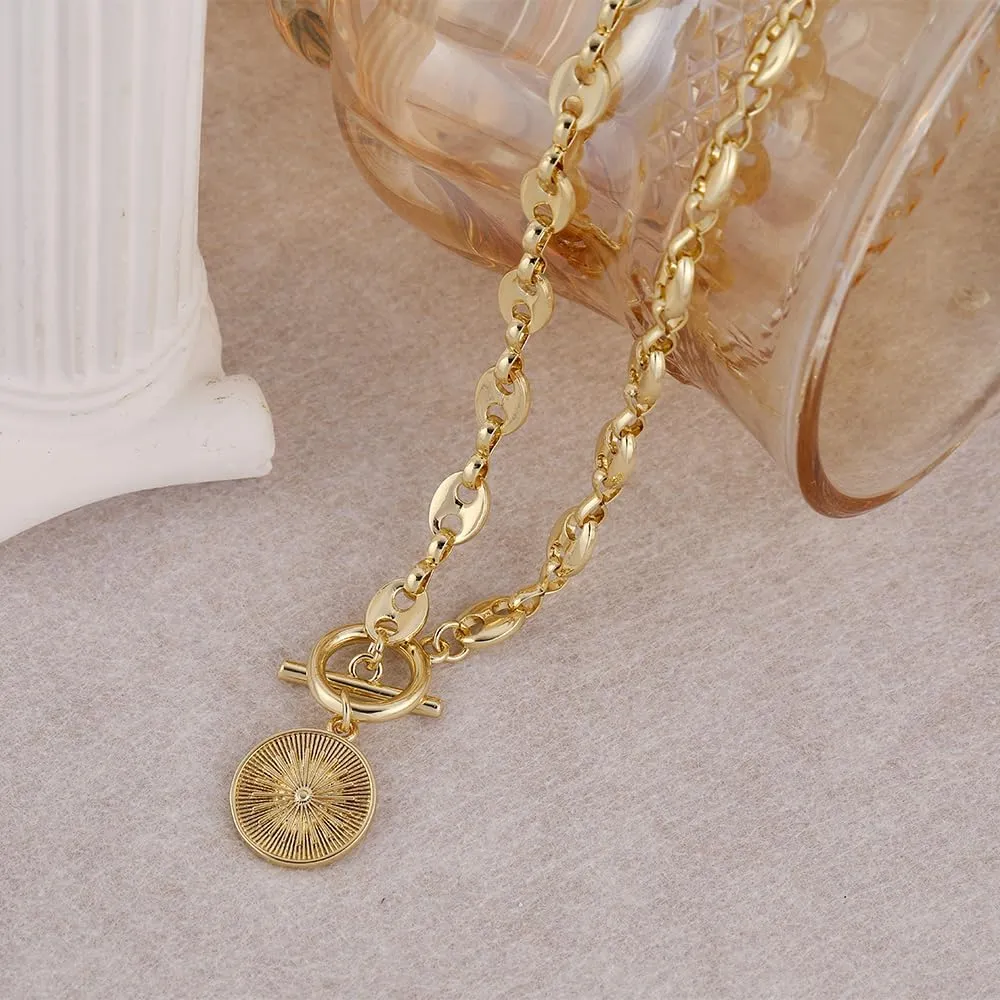 Layered Necklaces Set for Women, Dainty 14K Gold/Sterling Silver Plated Pendant Necklace Gold Long Chain Stack Necklace Jewelry Gift for Women Trendy