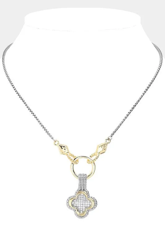 Lucky in Love Quatrefoil Necklace