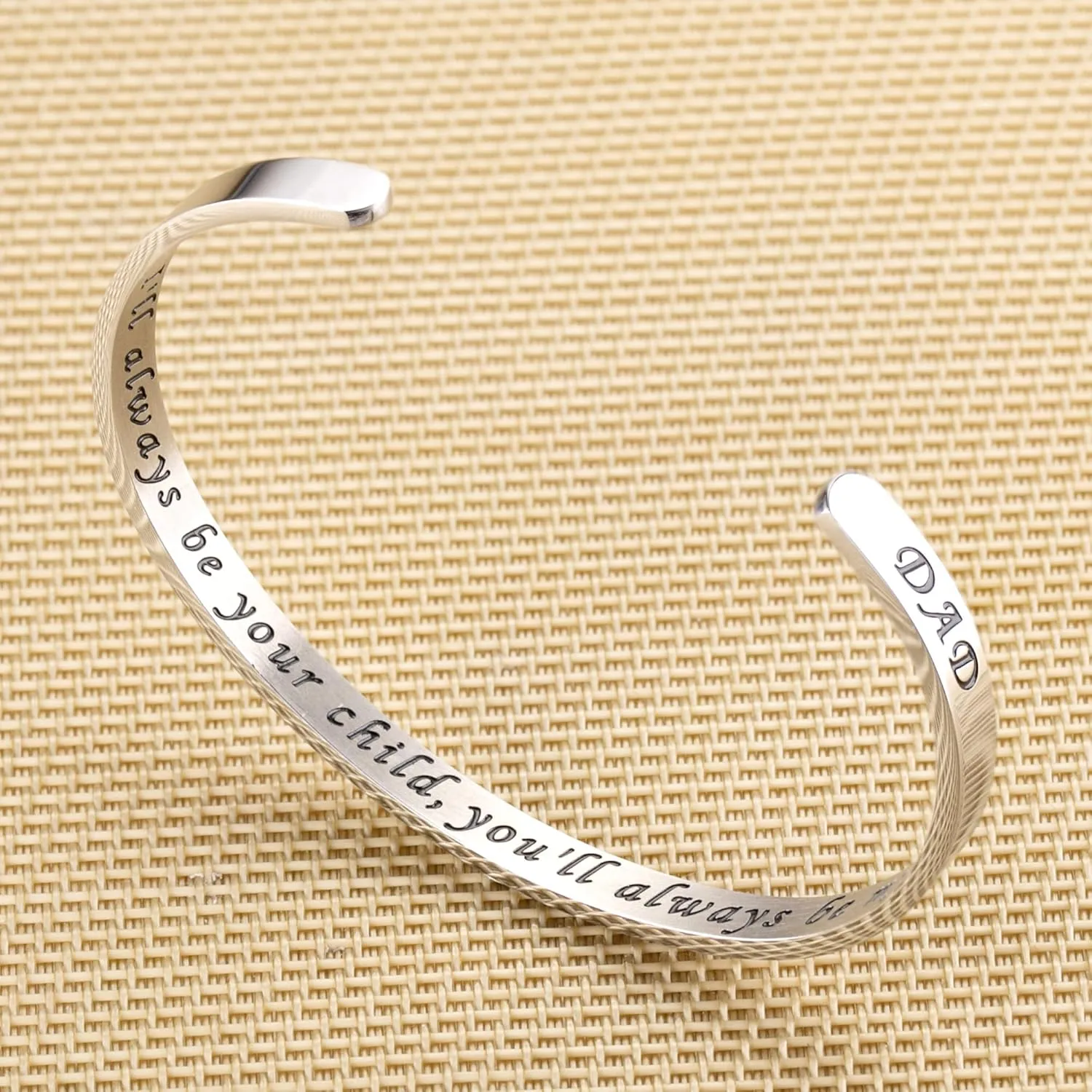 M MOOHAM Bracelets for Women - Engraved Quote Inspirational Bracelet Birthday Christmas Funny Gifts for Best Friend, Daughter, Son, Sister, Niece, Mom, Coworkers, Stainless Steel Jewelry