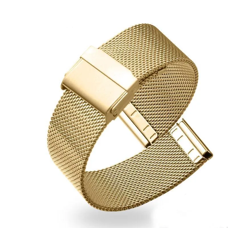 Milanese Stainless Steel Watch Straps compatible with Huawei Band 8