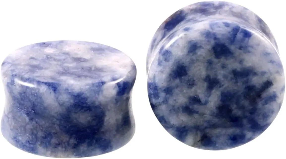 New 2026 Arrive Unisex 1Pc Stone Ear Plug Tunnel Piercings Earring Gauges Helix Piercing Stretcher Plugs Body Jewelry Findings 5Mm-16Mm Fashion Trendy Accessories Creative Gift For Women And Men