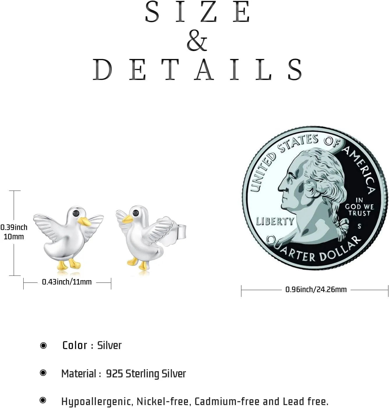 Otter/Unicorn/Corgi/Yorkie/Schnauzer/Dolphin Earrings 925 Sterling Silver Animal Stud/Hoop Earrings Otter Jewelry for Women