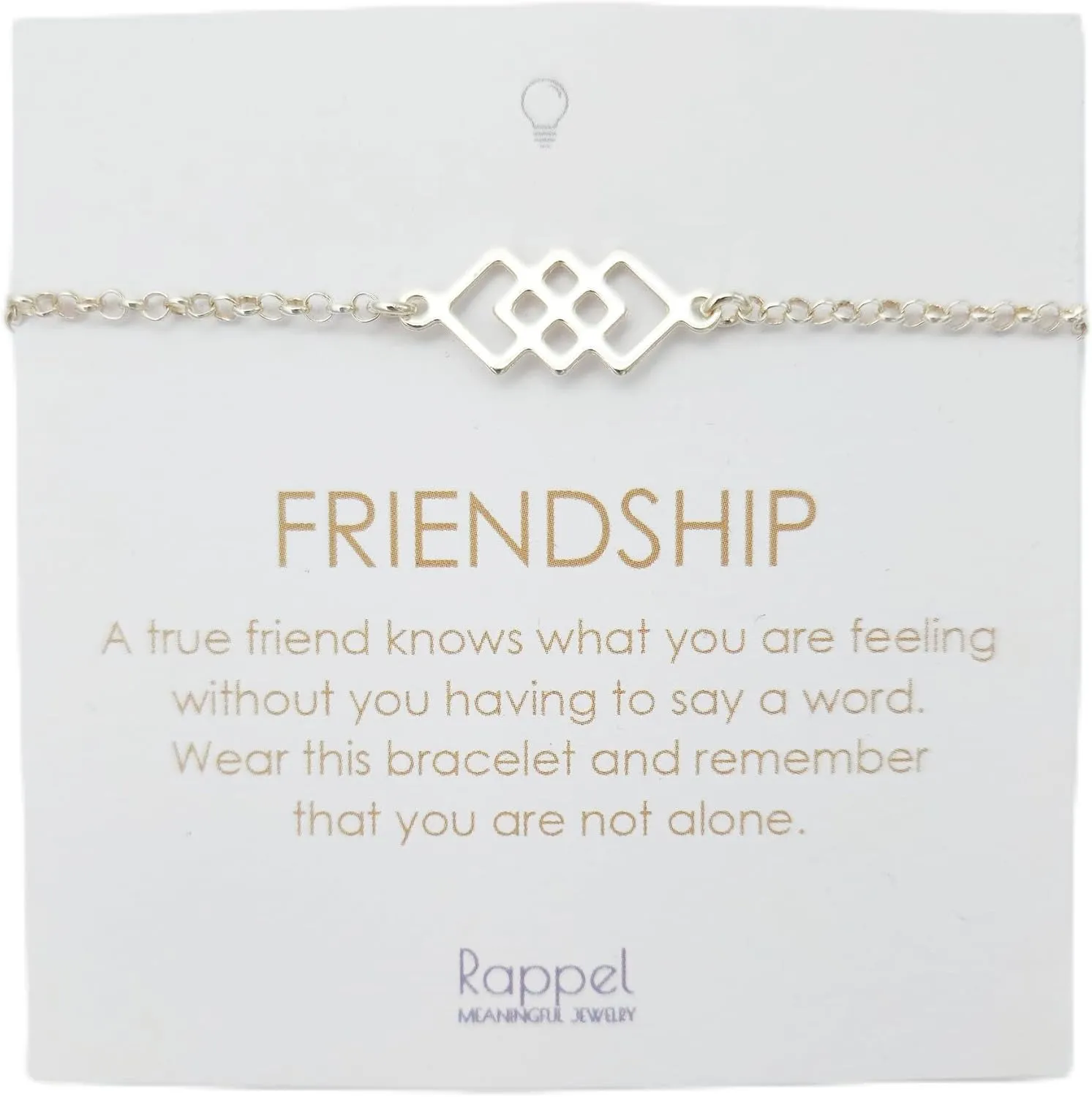 Rappel Inspirational Bracelets for Women, Sterling Silver Bracelet For Women, Inspirational Gifts She Will Never Forget