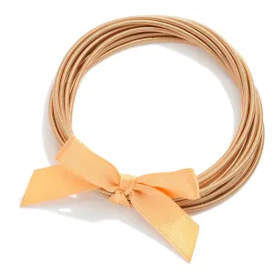 Set of 10 Guitar String Bracelets (Silver & Gold)