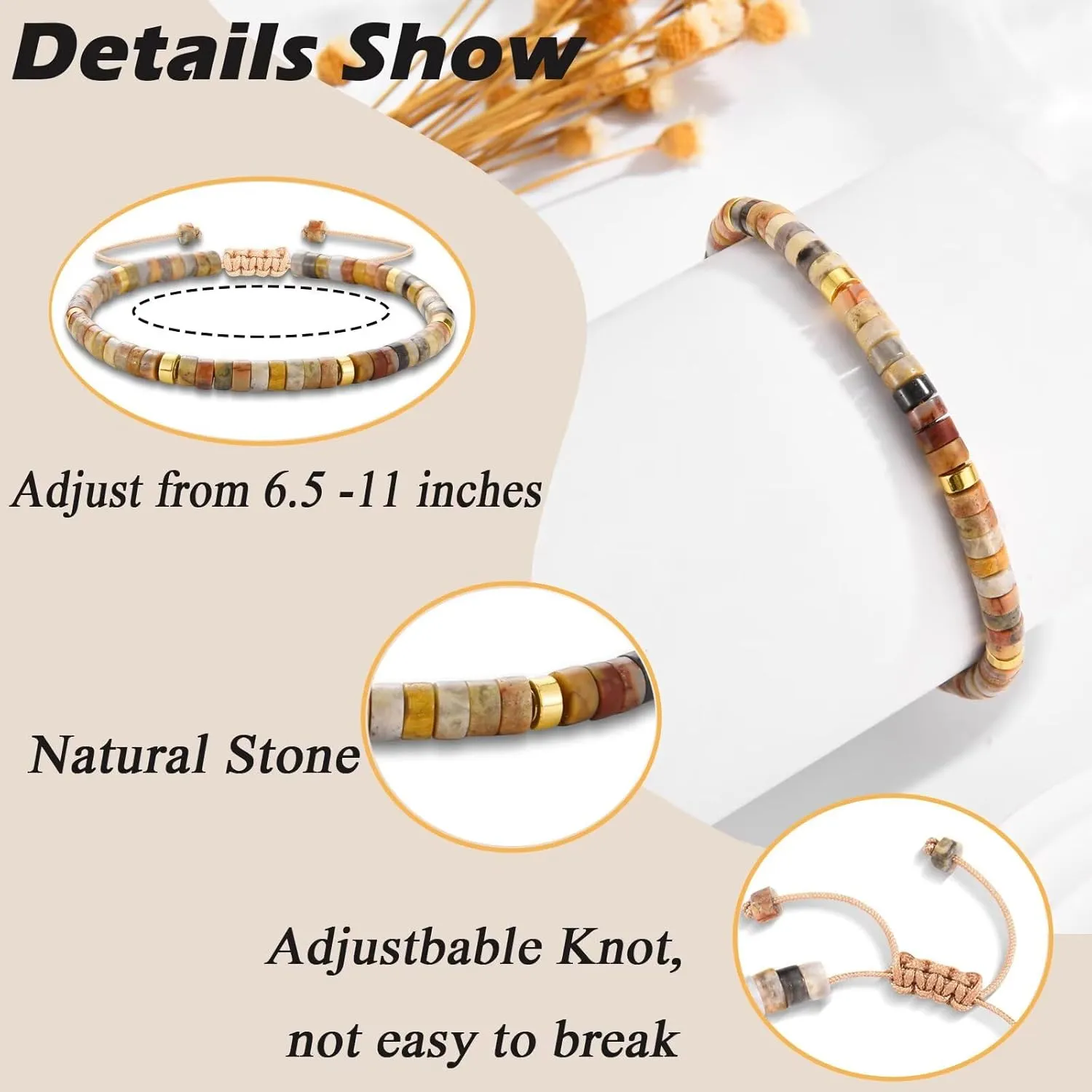 Sister-In-Law, Daughter-In-Law, Bonus Daughter, Grandma, Mimi, Nana, Aunt Gifts Beaded Bracelets for Women Mothers Day Birthday Christmas Gifts