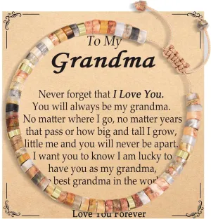 Sister-In-Law, Daughter-In-Law, Bonus Daughter, Grandma, Mimi, Nana, Aunt Gifts Beaded Bracelets for Women Mothers Day Birthday Christmas Gifts