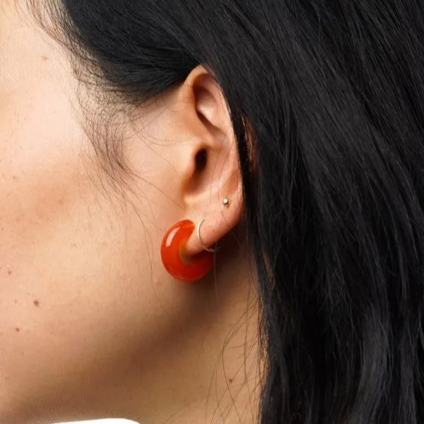 Small Glass Hoops (Tangello)