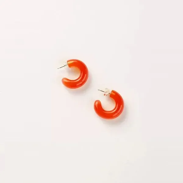 Small Glass Hoops (Tangello)