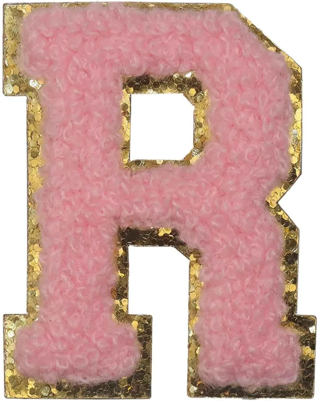 TopPerfekt Travel Jewelry Case, Jewelry Box with Mirror, Jewelry Organizer Bridal Shower Gifts to Her, Earring Storage Travel Case, Trendy Gift for Women and Girls, Girlfriend-Letter R, Pink