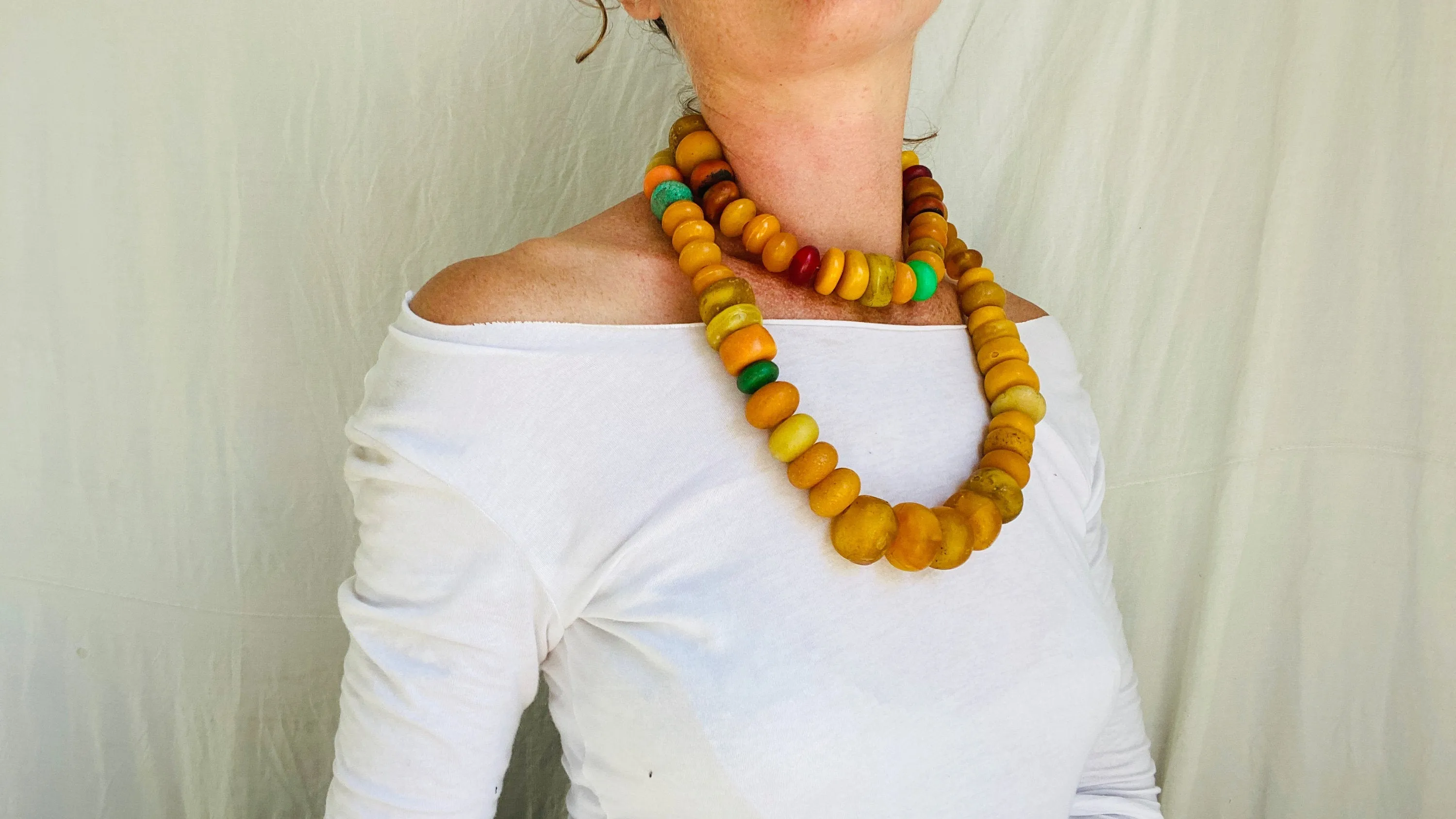 Vintage Berber Necklace. Tiznit, Morocco